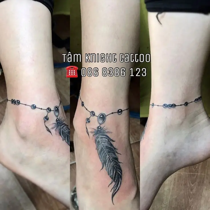 Hình Xăm Vòng Chân Nữ: Sự Nữ Tính Trong Nghệ Thuật Xăm 25