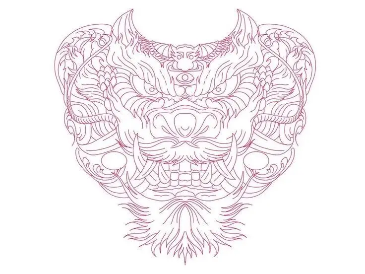 Khung Hình Xăm Kỳ Lân - Sự Sang Trọng và Bí Ẩn 16