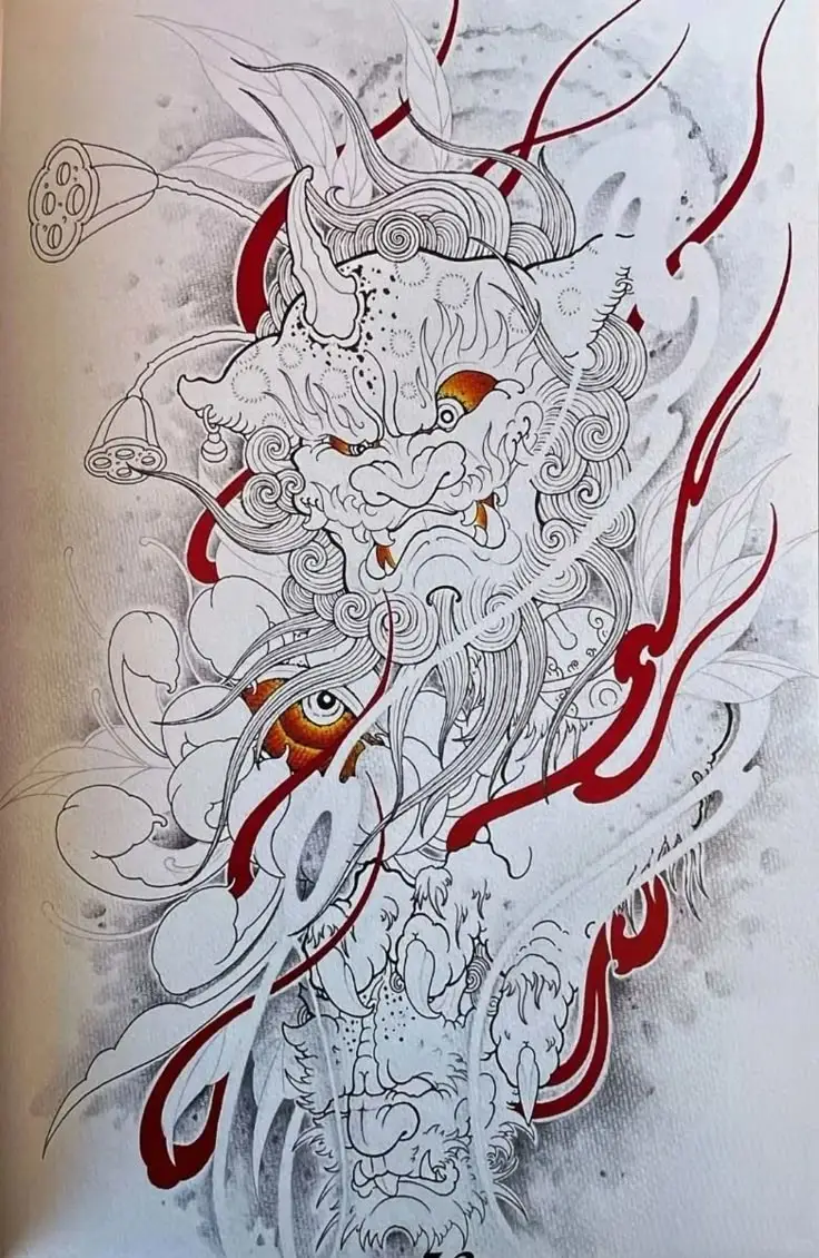 Khung Hình Xăm Kỳ Lân - Sự Sang Trọng và Bí Ẩn 21