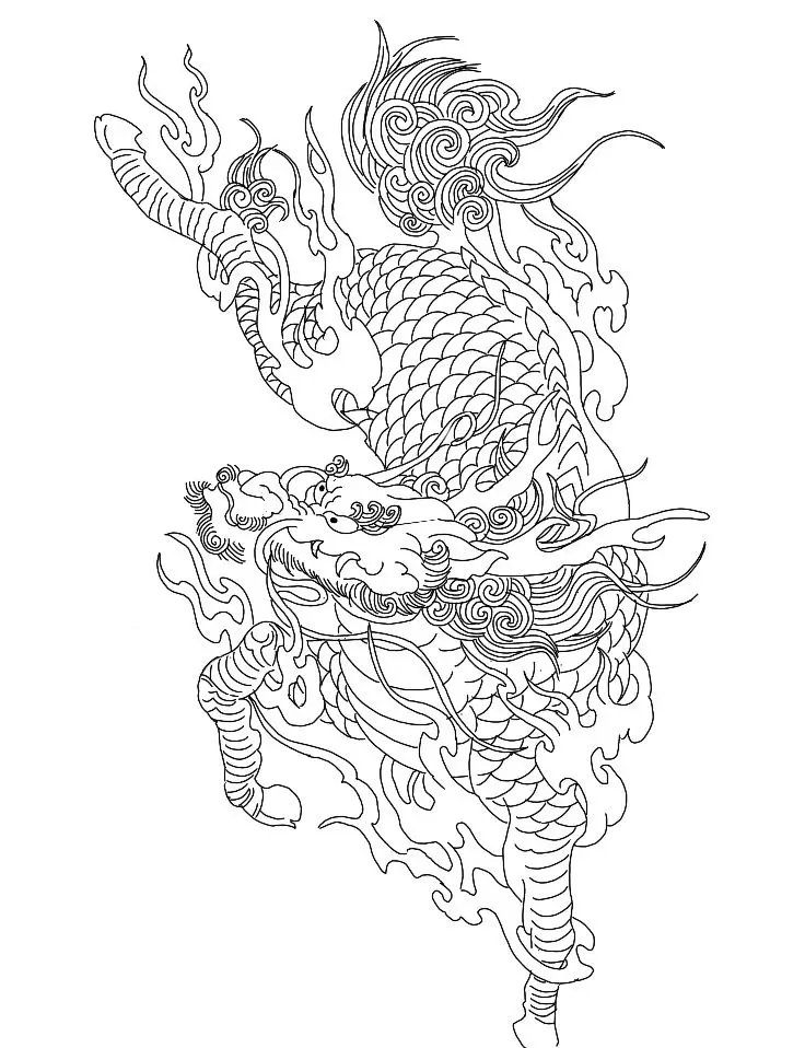 Khung Hình Xăm Kỳ Lân - Sự Sang Trọng và Bí Ẩn 29