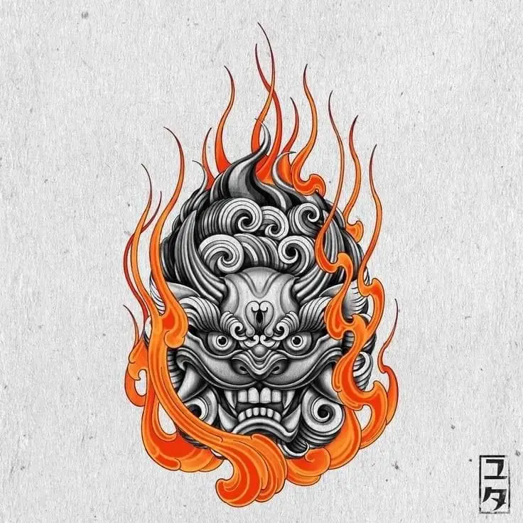 Khung Hình Xăm Kỳ Lân - Sự Sang Trọng và Bí Ẩn 57