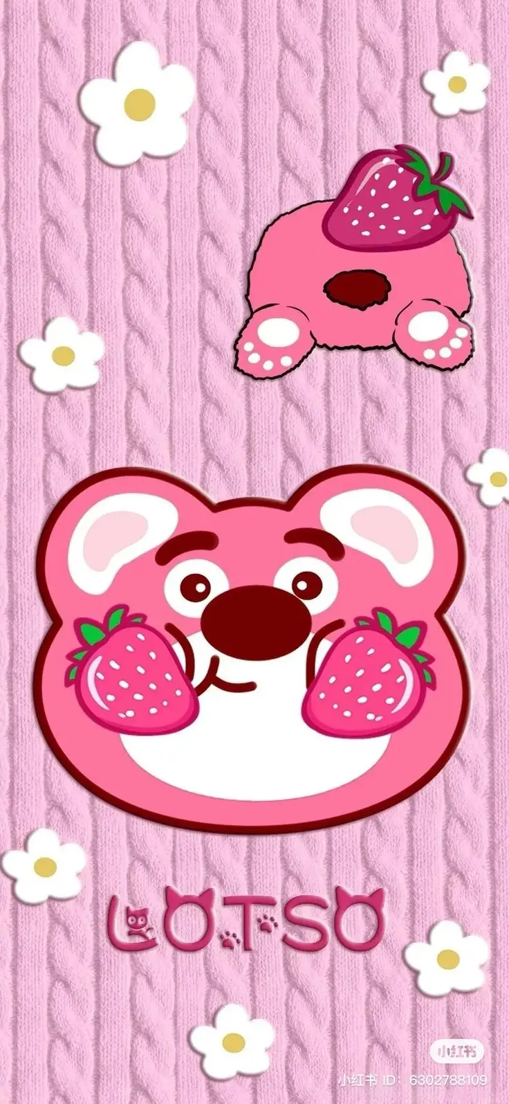 Lotso hình nền gấu dâu: Tạo điểm nhấn ngọt ngào cho thiết bị