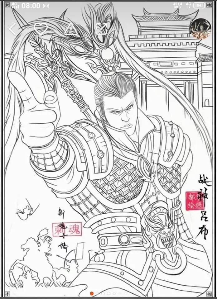 Mẫu hình xăm quan công – Biểu tượng của lòng trung thành và danh dự