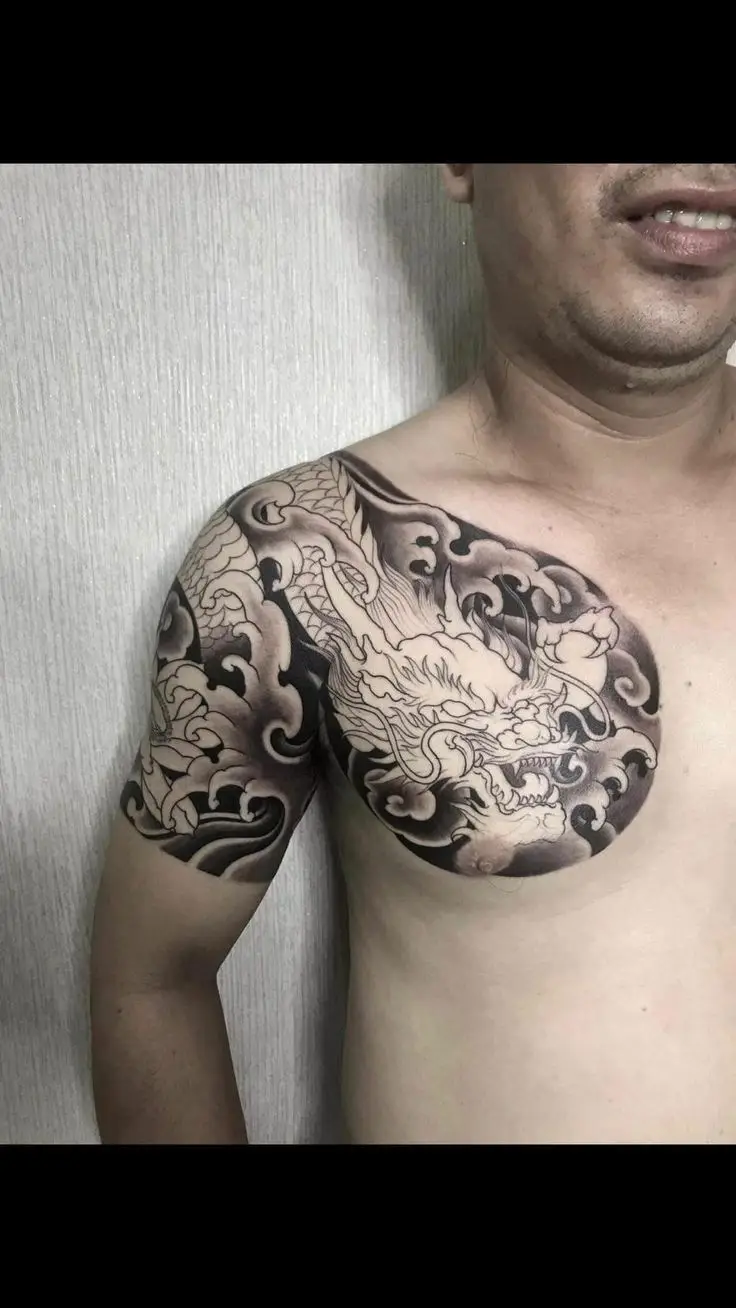 Mẫu Hình Xăm Rồng Đẹp - Sự Kết Hợp Giữa Truyền Thống và Đương Đại 60