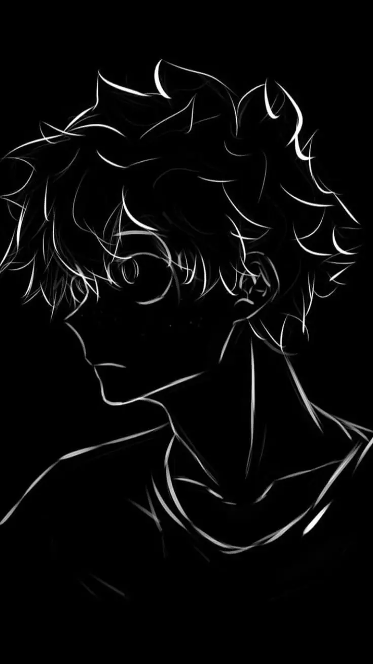 Ngầu Avatar Anime Đen Trắng: Sáng Tạo Với Sắc Nét Tương Phản