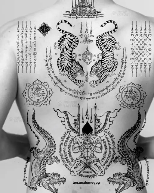 Sak Yant Hình Xăm Khmer – Tìm Hiểu Về Nghệ Thuật Xăm Cổ Truyền