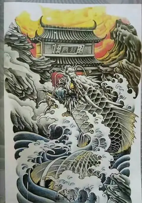 Hình Xăm Cá Chép Full Lưng Đẹp và Ý Nghĩa