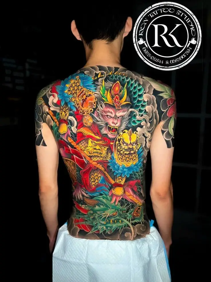 Xăm Hình Nhật Cổ Kín Lưng: Nghệ Thuật Tự Do và Sáng Tạo 42
