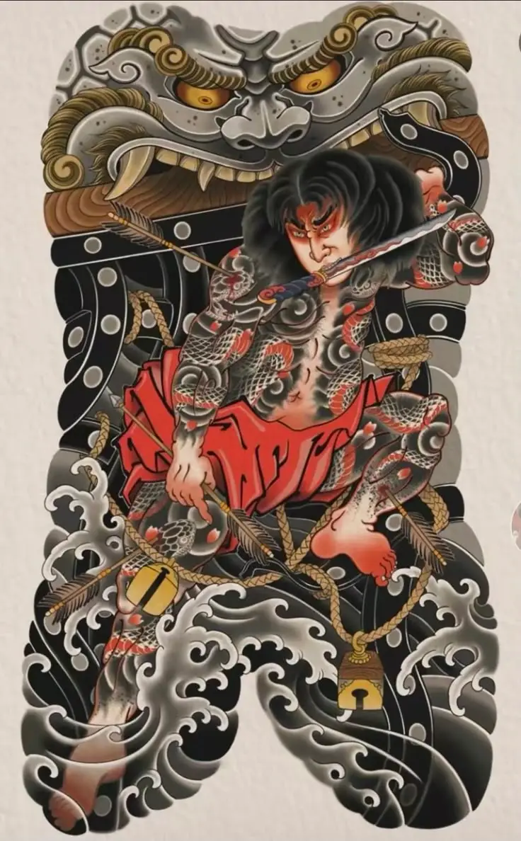 Yakuza Hình Xăm Nhật Cổ Full Tay - Tìm Hiểu Vẻ Đẹp Văn Hóa 24