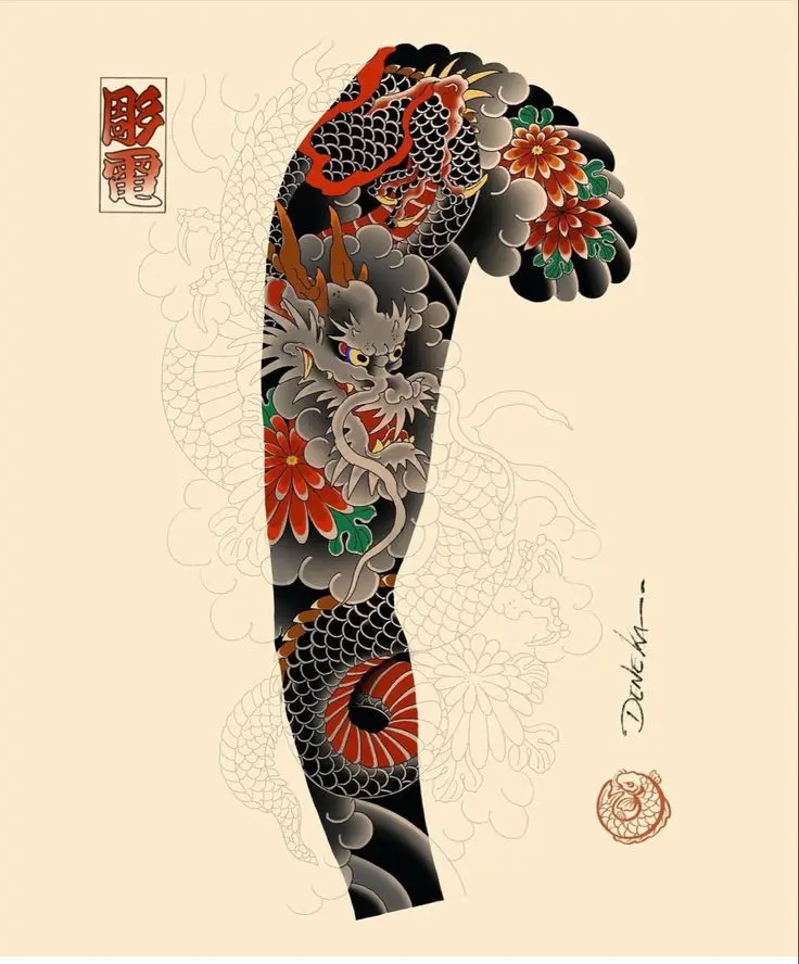 Yakuza Hình Xăm Nhật Cổ Full Tay - Tìm Hiểu Vẻ Đẹp Văn Hóa 60